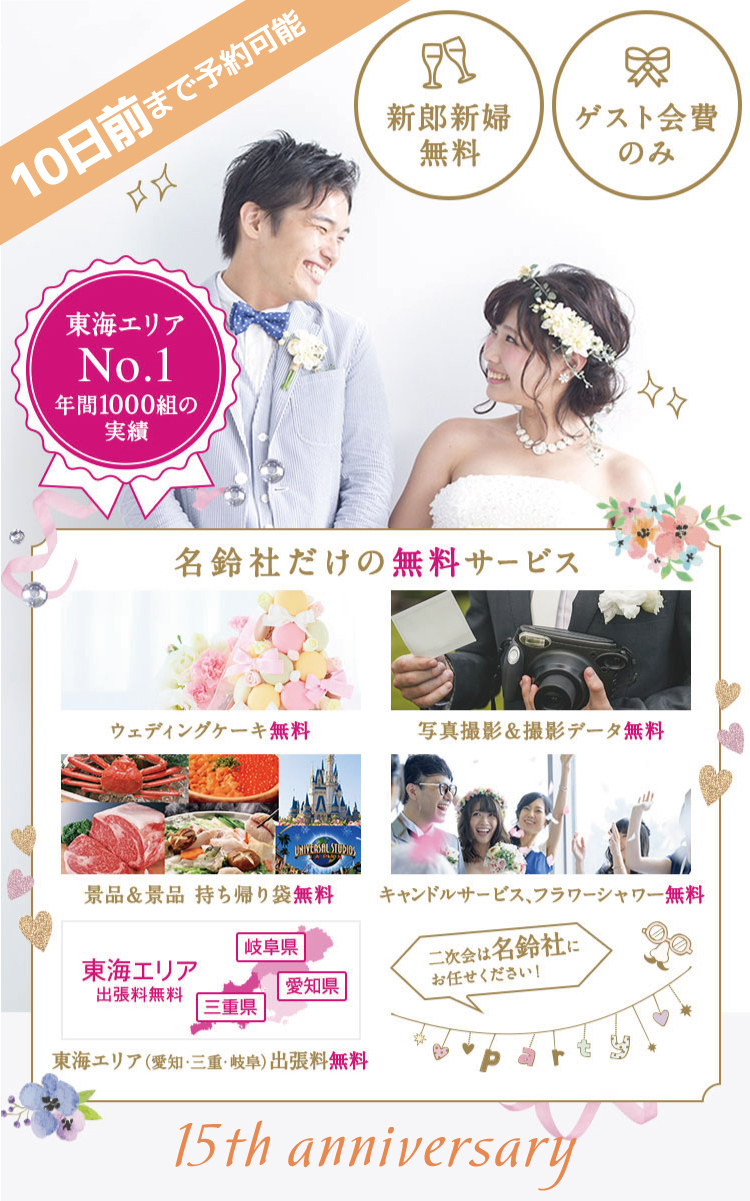 結婚式二次会 幹事代行プロジェクトの名鈴社